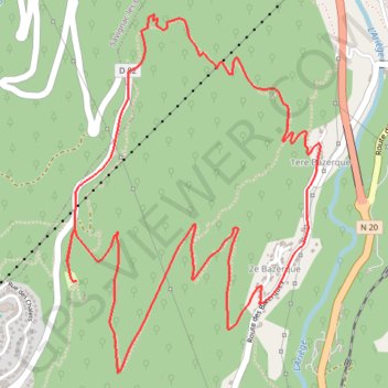 Itinéraire Circuit de Bau, distance, dénivelé, altitude, carte, profil, trace GPS