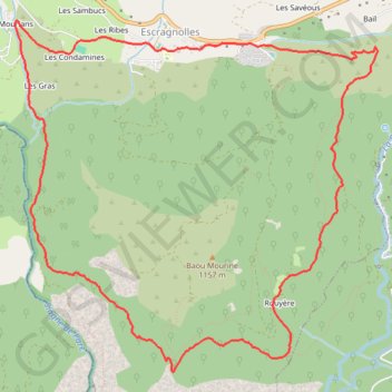 Itinéraire Le tour du plateau de Briasq, distance, dénivelé, altitude, carte, profil, trace GPS