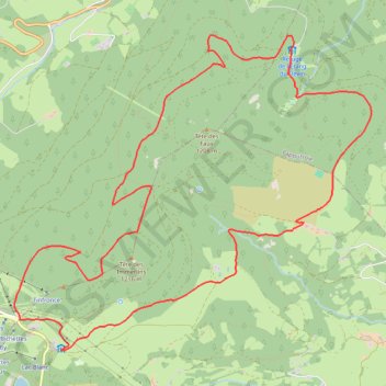 Itinéraire Tête des Faux, distance, dénivelé, altitude, carte, profil, trace GPS