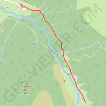 Itinéraire Cirque de Cagateille, distance, dénivelé, altitude, carte, profil, trace GPS