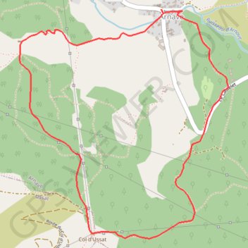 Itinéraire La chapelle Saint-Paul, distance, dénivelé, altitude, carte, profil, trace GPS