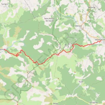 Itinéraire NewTrack, distance, dénivelé, altitude, carte, profil, trace GPS