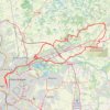 Itinéraire Lyon - Pérouges, distance, dénivelé, altitude, carte, profil, trace GPS