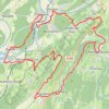 Itinéraire Les Ruines De Chenecey - Buillon, distance, dénivelé, altitude, carte, profil, trace GPS