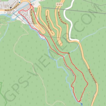 Itinéraire Circuit de Ballandaz, distance, dénivelé, altitude, carte, profil, trace GPS