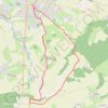 Itinéraire Le Mont Corbeau - Samer, distance, dénivelé, altitude, carte, profil, trace GPS