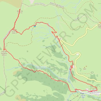 Itinéraire Le Mont Né, distance, dénivelé, altitude, carte, profil, trace GPS