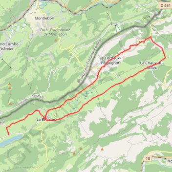 Itinéraire La petite Sibérie, distance, dénivelé, altitude, carte, profil, trace GPS