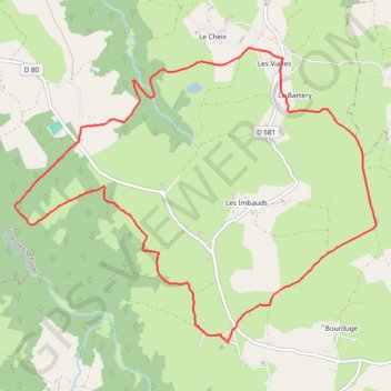 Itinéraire ITI0644-R, distance, dénivelé, altitude, carte, profil, trace GPS