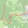 Itinéraire Tuquet 2017 12 04, distance, dénivelé, altitude, carte, profil, trace GPS