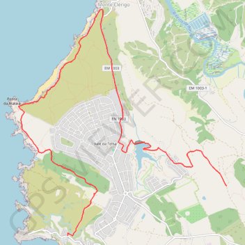 Itinéraire Rota Vicentina - Sentier des pêcheurs, distance, dénivelé, altitude, carte, profil, trace GPS