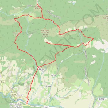 Itinéraire La Vanige, distance, dénivelé, altitude, carte, profil, trace GPS