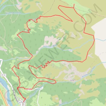 Itinéraire Cabane de Nat, distance, dénivelé, altitude, carte, profil, trace GPS