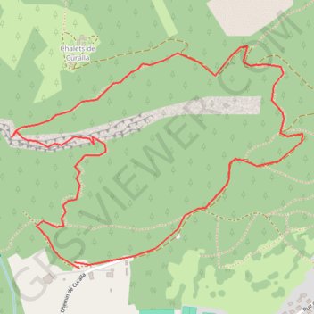 Itinéraire La Curalla, distance, dénivelé, altitude, carte, profil, trace GPS