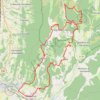 Itinéraire Boucle Crest - montagne de Lozeron, distance, dénivelé, altitude, carte, profil, trace GPS