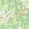 Itinéraire Via Podiensis - Jour 2, distance, dénivelé, altitude, carte, profil, trace GPS