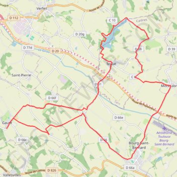 Itinéraire Coup de pompes à La Balerme, distance, dénivelé, altitude, carte, profil, trace GPS