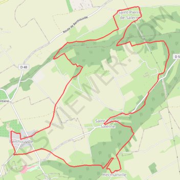 Itinéraire Circuit des 4 clochers - Saint-Cyr-de-Salerne, distance, dénivelé, altitude, carte, profil, trace GPS