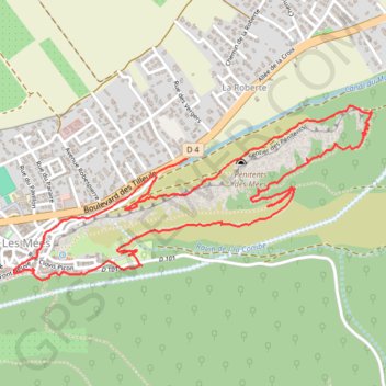 Itinéraire Les Pénitents, distance, dénivelé, altitude, carte, profil, trace GPS