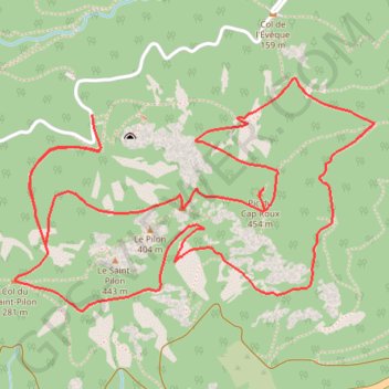 Itinéraire Le tour du Pic du Cap Roux - Saint-Raphaël (Agay), distance, dénivelé, altitude, carte, profil, trace GPS