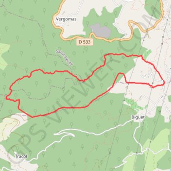 Itinéraire Circuit du Jergne, distance, dénivelé, altitude, carte, profil, trace GPS