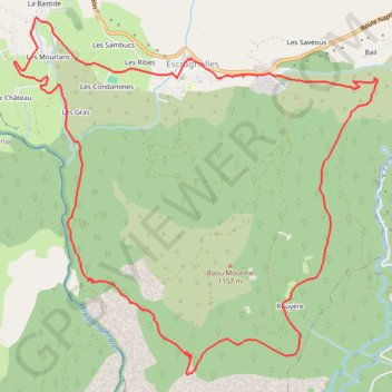 Itinéraire Plateau de Briasq, distance, dénivelé, altitude, carte, profil, trace GPS