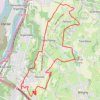 Itinéraire 15km, distance, dénivelé, altitude, carte, profil, trace GPS