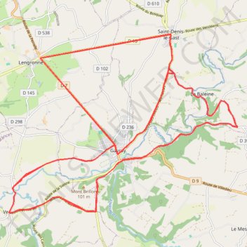Itinéraire 2ème étape : Course en ligne, distance, dénivelé, altitude, carte, profil, trace GPS