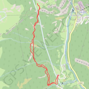 Itinéraire Montée à ARRODE depuis Trimbareilles, distance, dénivelé, altitude, carte, profil, trace GPS