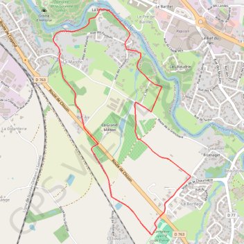 Itinéraire Sentier des diligences - Cugand, distance, dénivelé, altitude, carte, profil, trace GPS