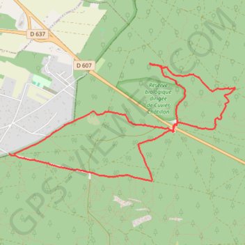 Itinéraire Barbizon - Cuvier, distance, dénivelé, altitude, carte, profil, trace GPS
