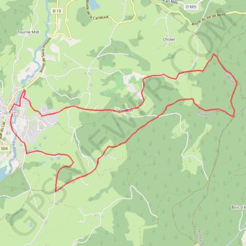Itinéraire Lac des sapins, distance, dénivelé, altitude, carte, profil, trace GPS