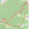 Itinéraire Châtenois : Haut mon Château, distance, dénivelé, altitude, carte, profil, trace GPS