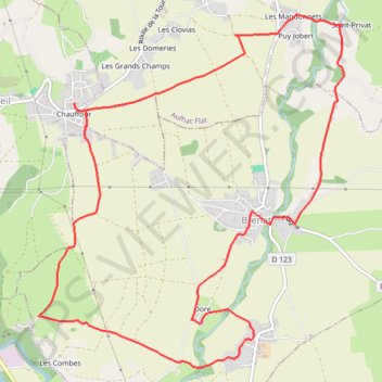 Itinéraire Le Chauffour Brenat, distance, dénivelé, altitude, carte, profil, trace GPS