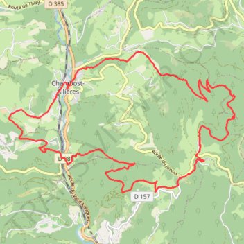 Itinéraire R P Chambost 14/12/2025-23029257, distance, dénivelé, altitude, carte, profil, trace GPS