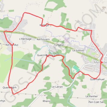 Itinéraire 56-231, distance, dénivelé, altitude, carte, profil, trace GPS
