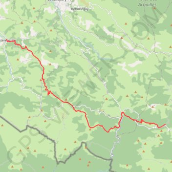 Itinéraire GR10ESTERENIRATY, distance, dénivelé, altitude, carte, profil, trace GPS