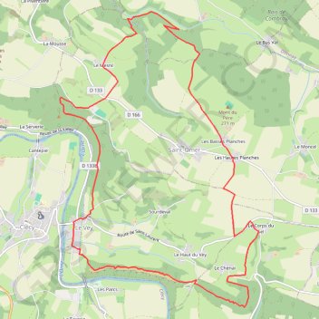 Itinéraire Le pain de sucre, distance, dénivelé, altitude, carte, profil, trace GPS