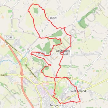 Itinéraire Téléthon parcours 19 km, distance, dénivelé, altitude, carte, profil, trace GPS