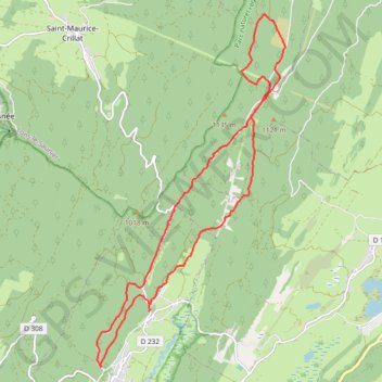 Itinéraire Prénovel, distance, dénivelé, altitude, carte, profil, trace GPS