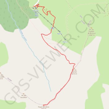 Itinéraire La Pique d'Endron, distance, dénivelé, altitude, carte, profil, trace GPS
