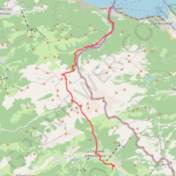 Itinéraire suuntoapp-Trekking-2024-07-14T07-34-30Z-route, distance, dénivelé, altitude, carte, profil, trace GPS