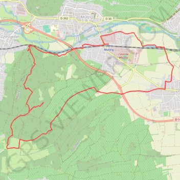 Itinéraire Les chapelles de Mutzig, distance, dénivelé, altitude, carte, profil, trace GPS