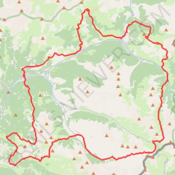 Itinéraire Tour Du Queyras, distance, dénivelé, altitude, carte, profil, trace GPS