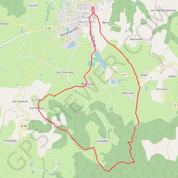 Itinéraire Le Mayet-de-Montagne, distance, dénivelé, altitude, carte, profil, trace GPS