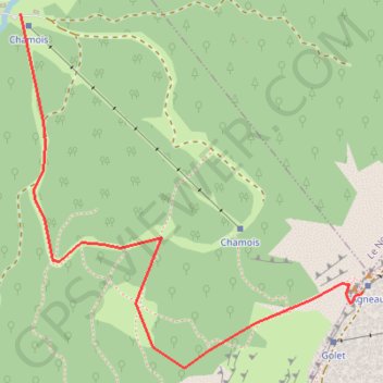 Itinéraire Mont Margeriaz, distance, dénivelé, altitude, carte, profil, trace GPS