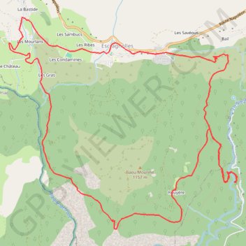 Itinéraire Saint-Vallier-de-Thiey - Sur les traces de l'Empereur, distance, dénivelé, altitude, carte, profil, trace GPS