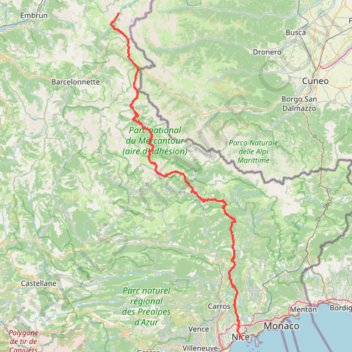 Itinéraire GR 5 (1), distance, dénivelé, altitude, carte, profil, trace GPS