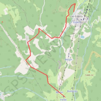 Itinéraire Sentier balisé été "l'Alpage de la Vieille", distance, dénivelé, altitude, carte, profil, trace GPS