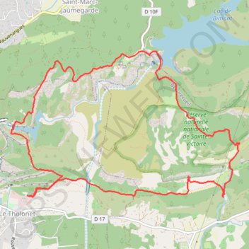 Itinéraire Barrages Zola et Bimont, distance, dénivelé, altitude, carte, profil, trace GPS